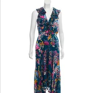 Saloni floral dress US size 4